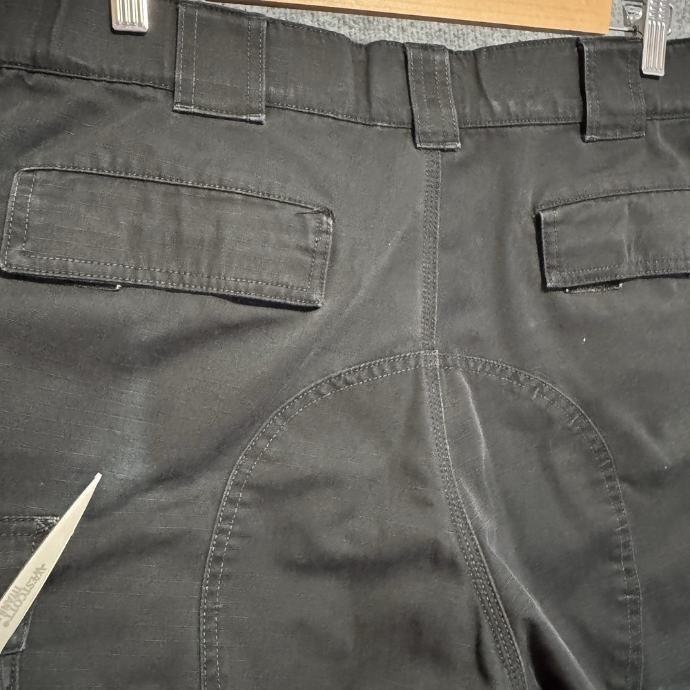511 Tactical Pants Mens Large Long Black TDU‎ Ripstop Tactical Trousers Workwear - Picture 4 of 11